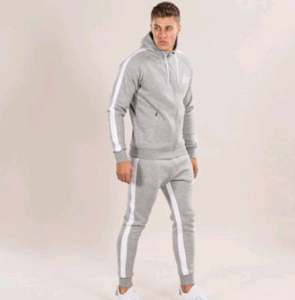 Spring and Autumn New Muscle Fitness Brothers Trousers Men Running Training Sports Breathable Sweat Slim Guard Pants